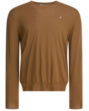 McQueen Round-Neck Knitwear - Marrón