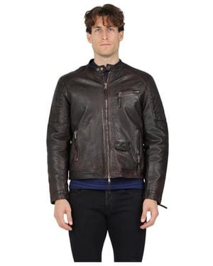 The Jack Leathers Leather Jackets - Black