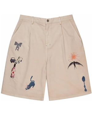 Munthe Lange Shorts - Naturel