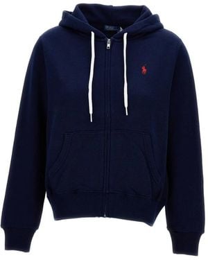 Polo Ralph Lauren Hoodies & Sweatvesten ,Blauw ,Fz Long Sleeve Sweatshirt