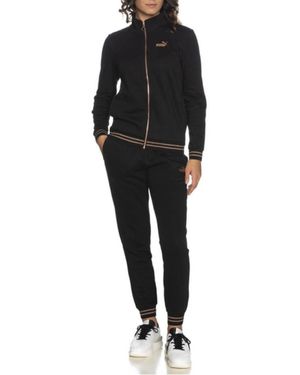 PUMA Slim Fit Kapuzenpullover Mit Taschen - Schwarz