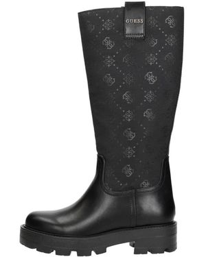 Guess Schoenen ,Zwart ,Leer Yannis 4G Logo Boot