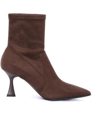 Sergio Levantesi Heeled Boots - Marrón