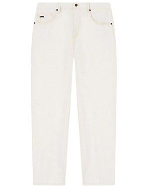 Emporio Armani Straight Jeans - White