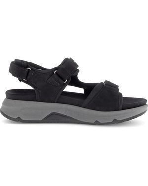 Gabor Flat Sandals - Noir