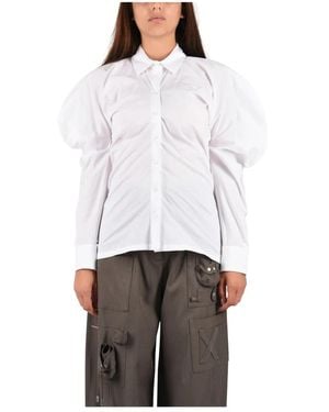 MEIMEIJ Overhemden ,Wit ,Katoen Kimono-Shirt