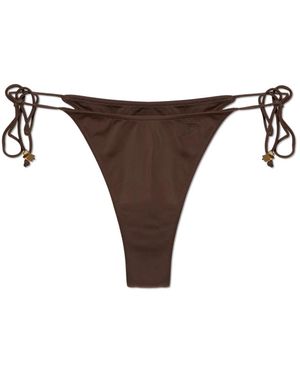 Jacquemus Badmode ,Bruin ,Triangle Bikini Bottom