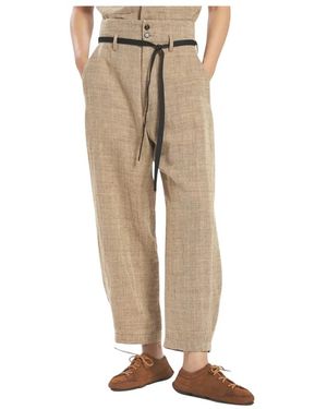 Barena Wide Trousers - Natural