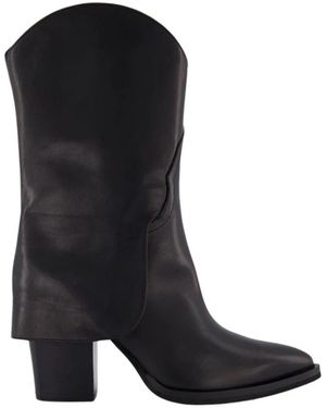 Gibaldi Schoenen ,Zwart ,Martina Leren Laarzen