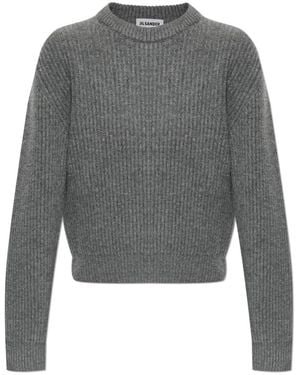 Jil Sander Round-Neck Knitwear - Grigio