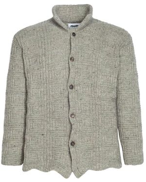 Magliano Chunky Strickjacke Mit Stehkragen - Grau