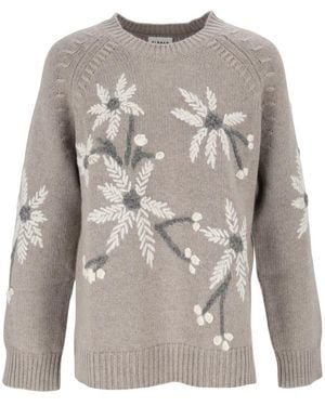 P.A.R.O.S.H. Round-Neck Strickwaren - Grau