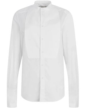 Fendi Overhemden ,Wit ,Katoen Poplin Shirt
