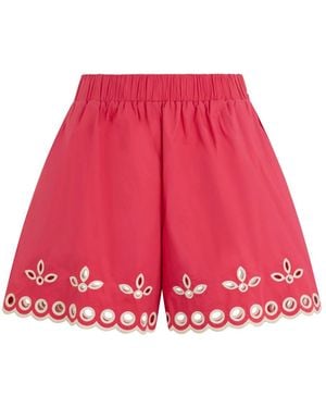 RED Valentino Short Shorts - Red