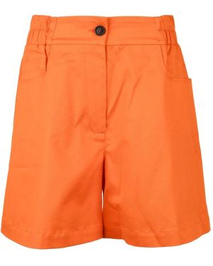 Semicouture Short Shorts - Orange