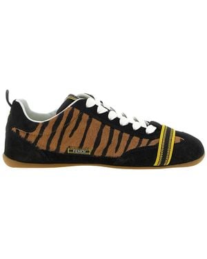 Fendi Wrap Sneakers - Braun