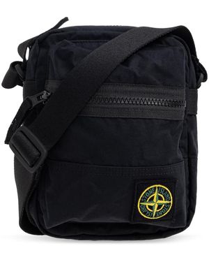 Stone Island Messenger Bags - Zwart