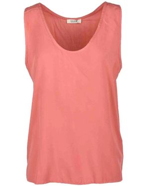 Think! Sleeveless Tops - Rosa