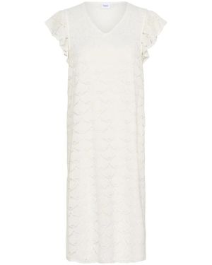 Saint Tropez Midi Dresses - Blanc