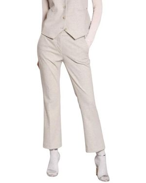 Mason's Cropped Trousers - Natural