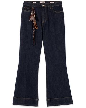 Oltre Cropped Jeans - Azul