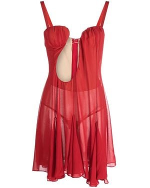 Nensi Dojaka Dresses - Red