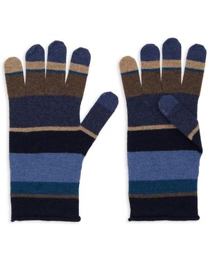 Gallo Wo blue and gloves with multicoloured stripes