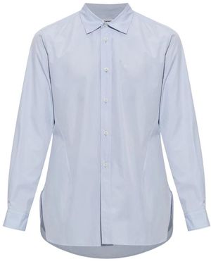 Jil Sander Baumwollhemd - Blau