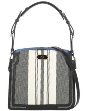 Lanvin Tassen ,Veelkleurig ,Leer Leren En Stoffen Schoudertas - Metallic
