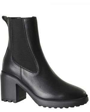Hogan Heeled Boots - Noir