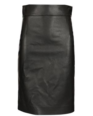Tagliatore Leather Skirts - Negro
