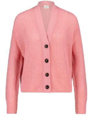 Closed V-Hals Vest - Roze