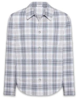 Thom Browne Windowpane Plaid Armband Utility Jacket - Blauw