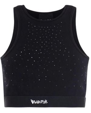 DISCLAIMER Sleeveless Tops - Blue