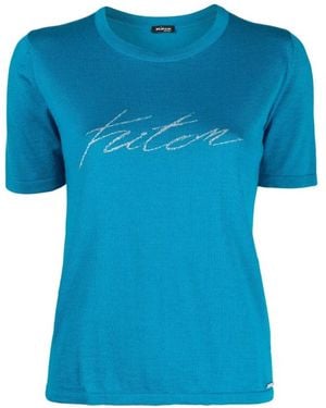 Kiton T-Shirts - Blue