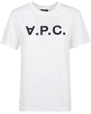 A.P.C. T-Shirts - White