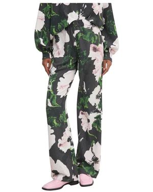 Stine Goya Wide Trousers - Verde