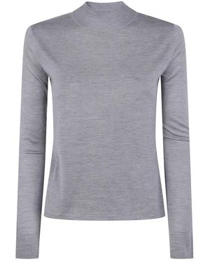 Max Mara Rollkragenpullover - Grau