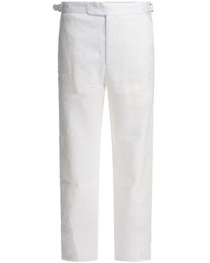 Bode Straight Trousers - Bianco