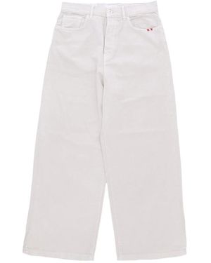 AMISH Wide Jeans - Blanc