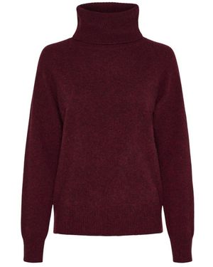 Btfcph Truien & Vesten ,Rood ,Wol Alma Yak Turtleneck - Paars