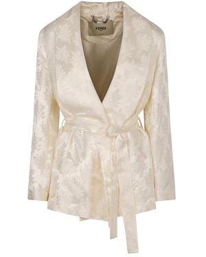 Fendi Light Jackets - Naturel