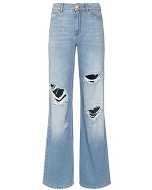 Gaelle Paris Wide Jeans - Blue