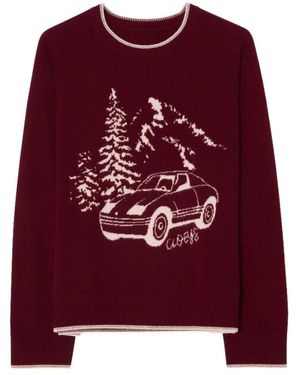 CLOEYS Round-Neck Knitwear - Violet