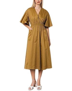 Kaos Midi Dresses - Yellow