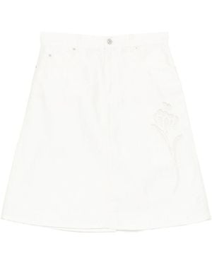 Marni Midi Skirts - Blanco