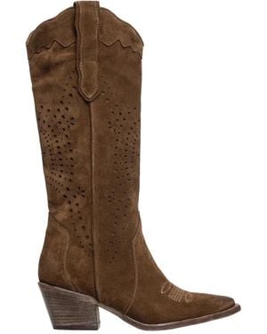 CURIOSITÉ Cowboy Boots - Marrón