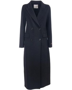 Ermanno Scervino Double-Breasted Coats - Blue