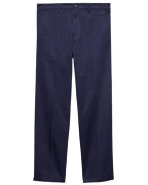 Prada Broeken ,Blauw ,Katoen Katoenen Chino Broek