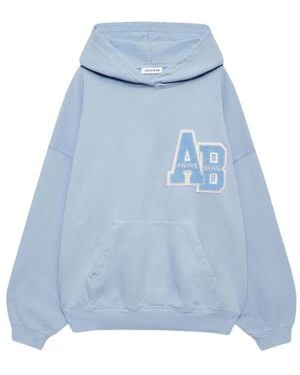 Anine Bing Hoodies & Sweatvesten ,Blauw ,Sweatshirts & Hoodies